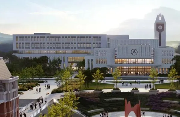 The company won the bid for the construction project of the graphic information building of the Sky and Sky Information University