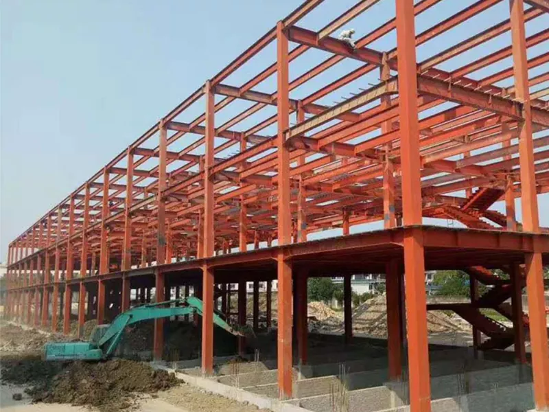 Eco-friendly Steel Frame Warehouse Construction